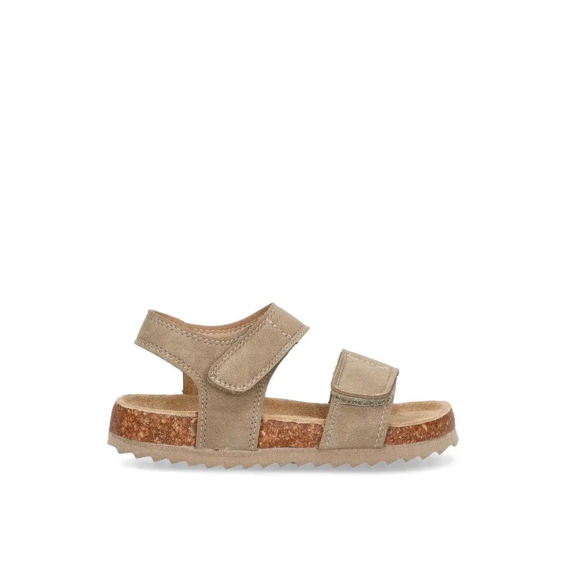SANDALIA DOBLE VELCRO ETIKA TAMARIZ 17205 NIÑO, BEIGE