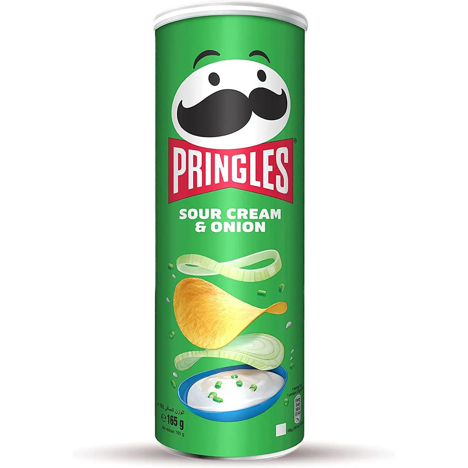 Patatas Pringles 6 unidades de 165g - Sabores disponibles: Original, Sour Cream, Jamón, Texas Barbacoa BBQ, Sal y vinagre