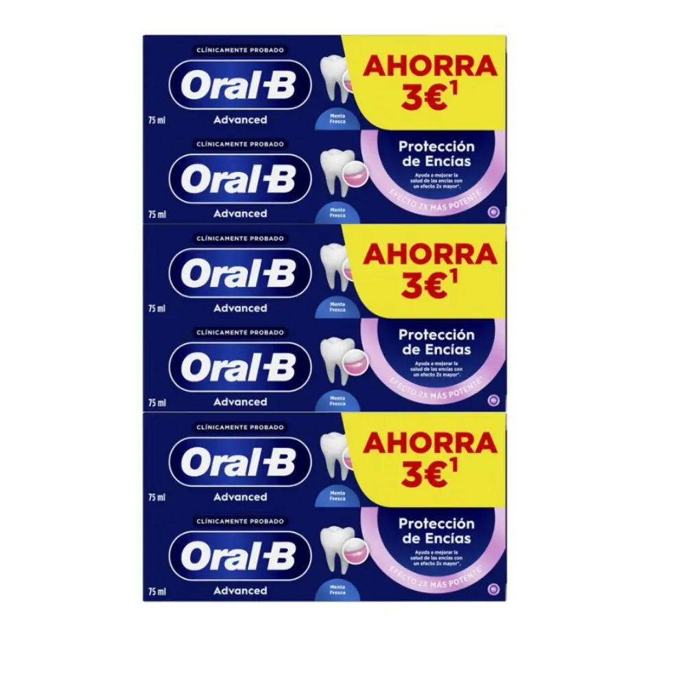 Oral-B Advanced Protección de Encías Pack 6 x 75ml Pasta de Dientes