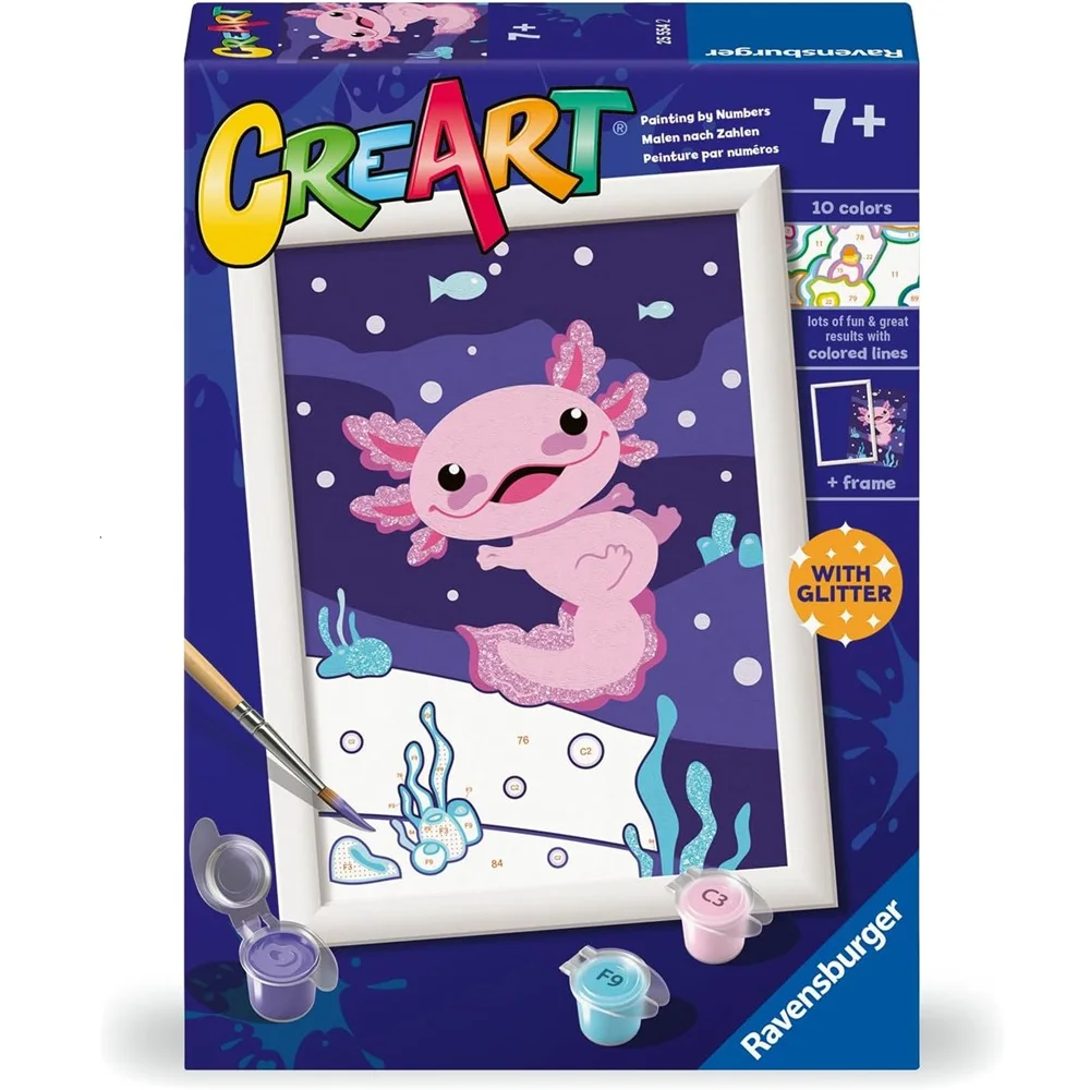 RAVENSBURGER CREART - AXOLOTE, 25554, TIENDA CON LICENCIA OFICIAL