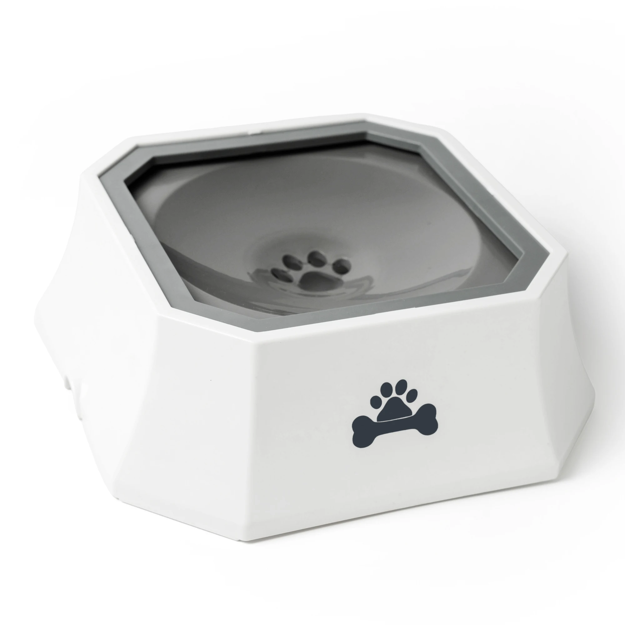 Bebedero Antigoteo 1L para Perros y Gatos | Cuenco Antisalpicaduras con Tapa Flotante y Base Antideslizante | Antivuelco y Portátil para Casa y Viajes | Higiénico, sin Derrames | Material Resistente,