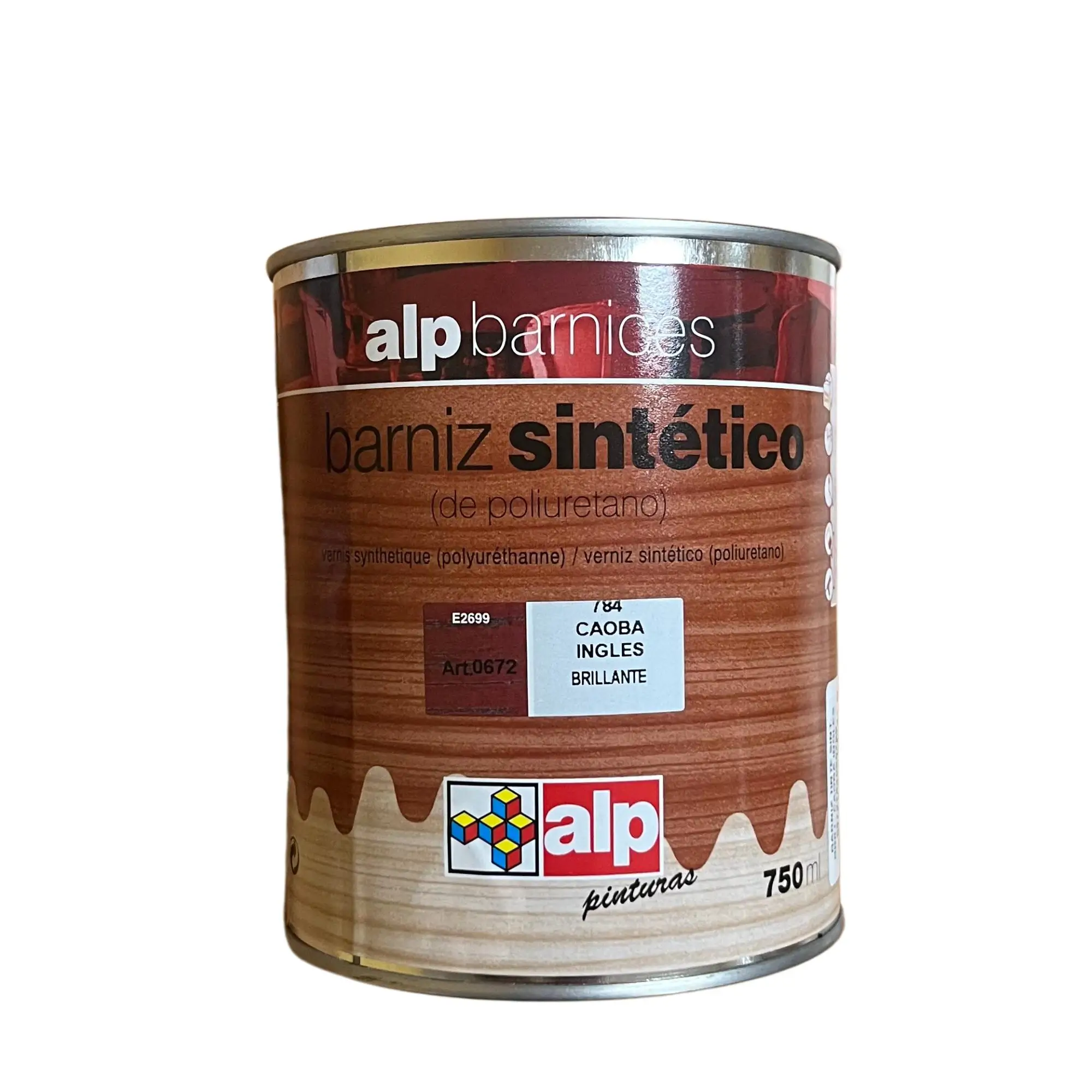 ALP varnish mahogany English gloss 750ml