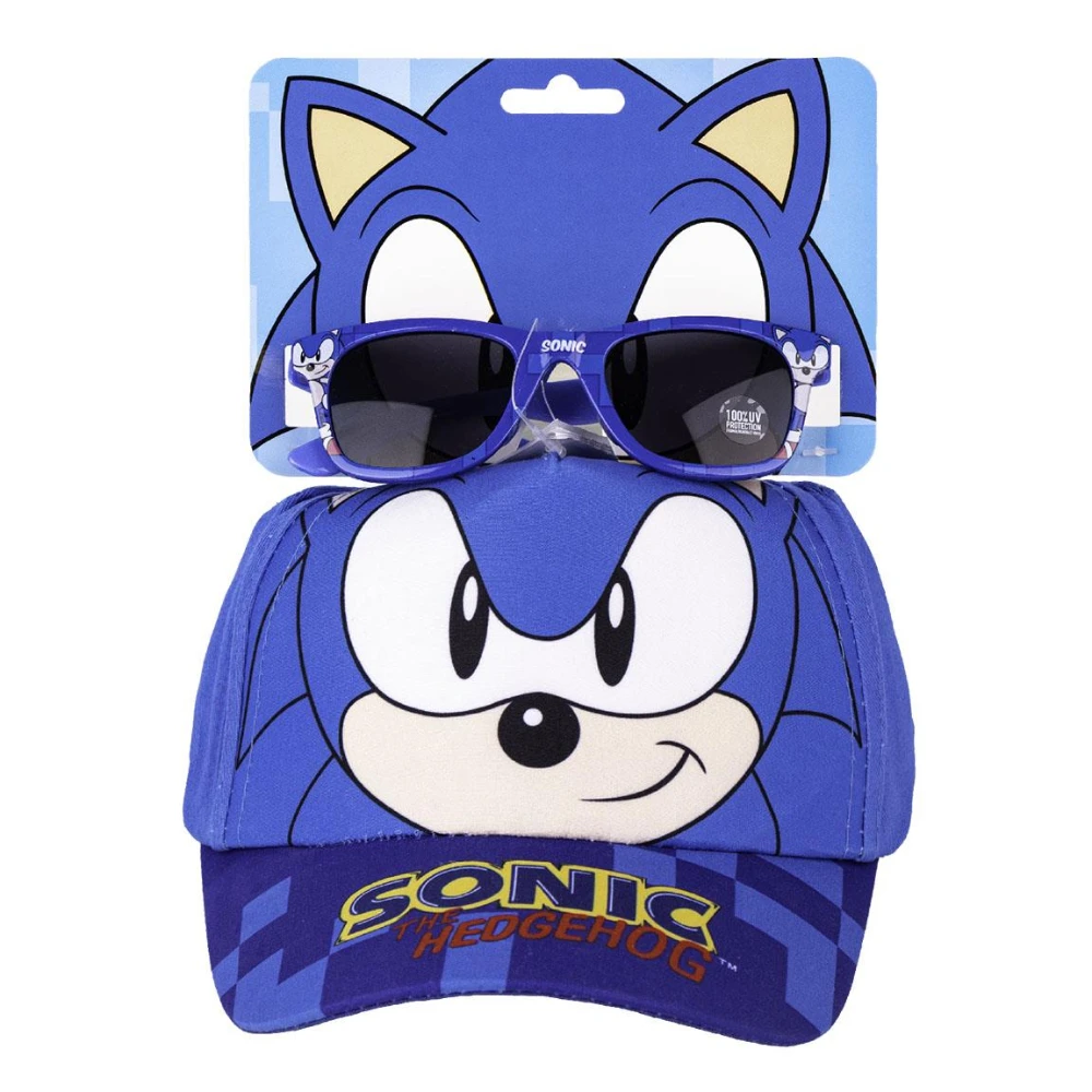 CERDÁ LIFE'S LITTLE MOMENTS - Gorra SET GAFAS DE SOL SONIC BLUE, Diseño Único y Licencia Oficial, Material Premium, Ajuste Perfecto - Imagen 4