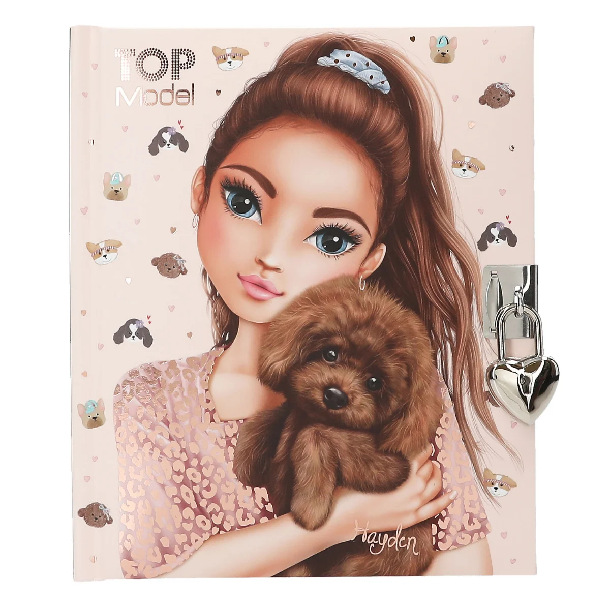 TOP MODEL DIARIO PERRITO DOGGY CON CANDADO, 0013570, TIENDA CON LICENCIA OFICIAL