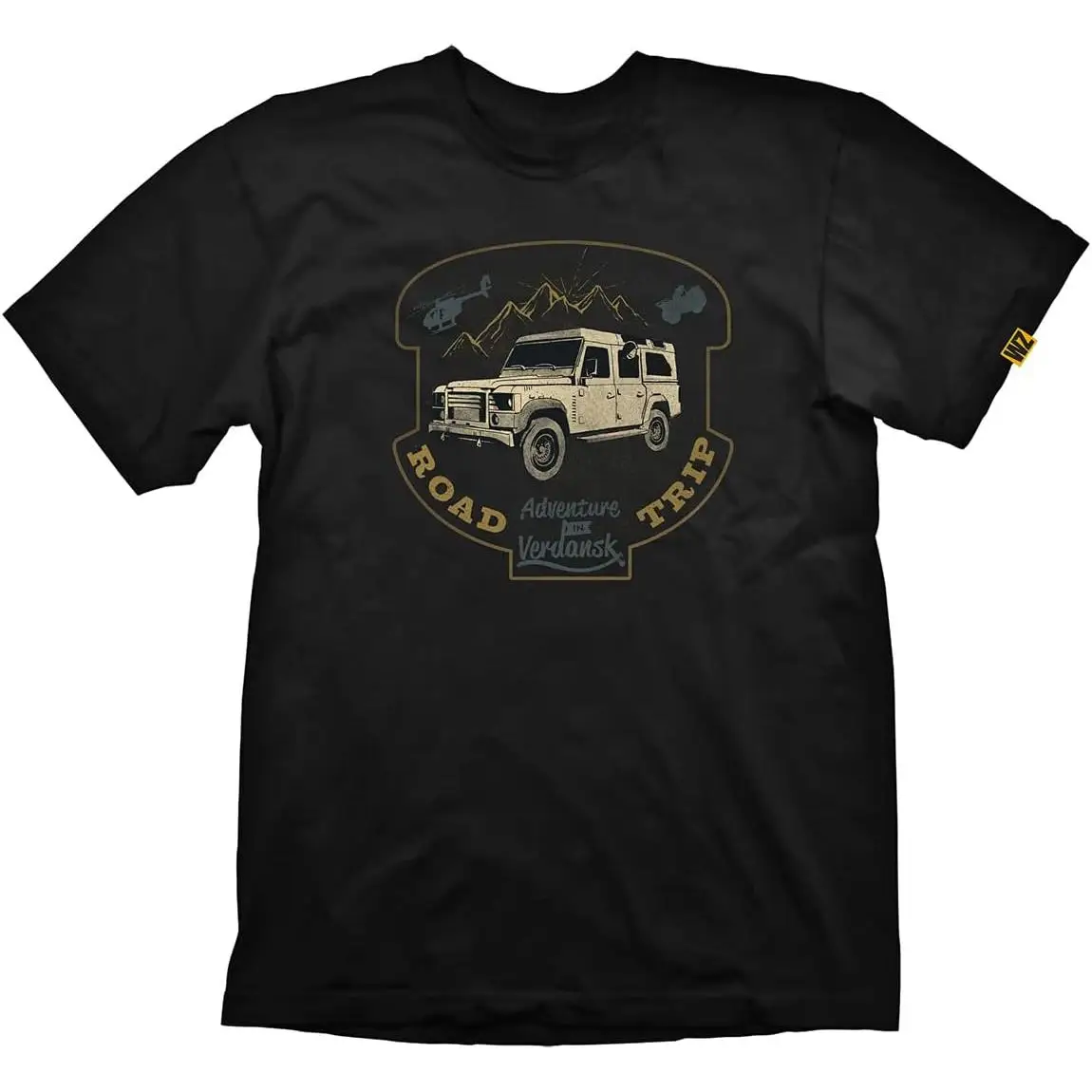 Call of dutty road trip black m t-shirt
