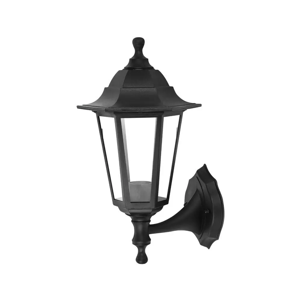 Aplique Exterior MATEL Negro - Potencia max. 60W - Protección IP 44 lo protege de polvos y salpicaduras - Material de alta resistencia y dureza para el exterior - 212x356 mm