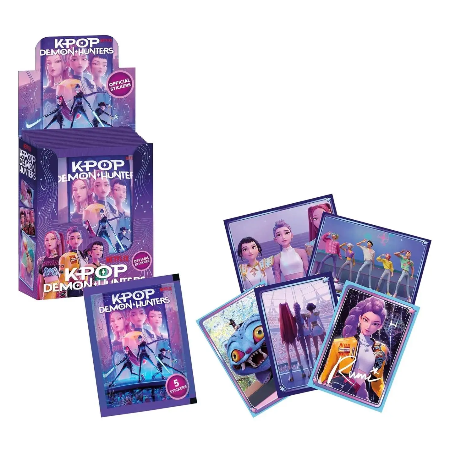KPOP DEMON HUNTERS Álbum (Starter Pack) + caja 40 sobres