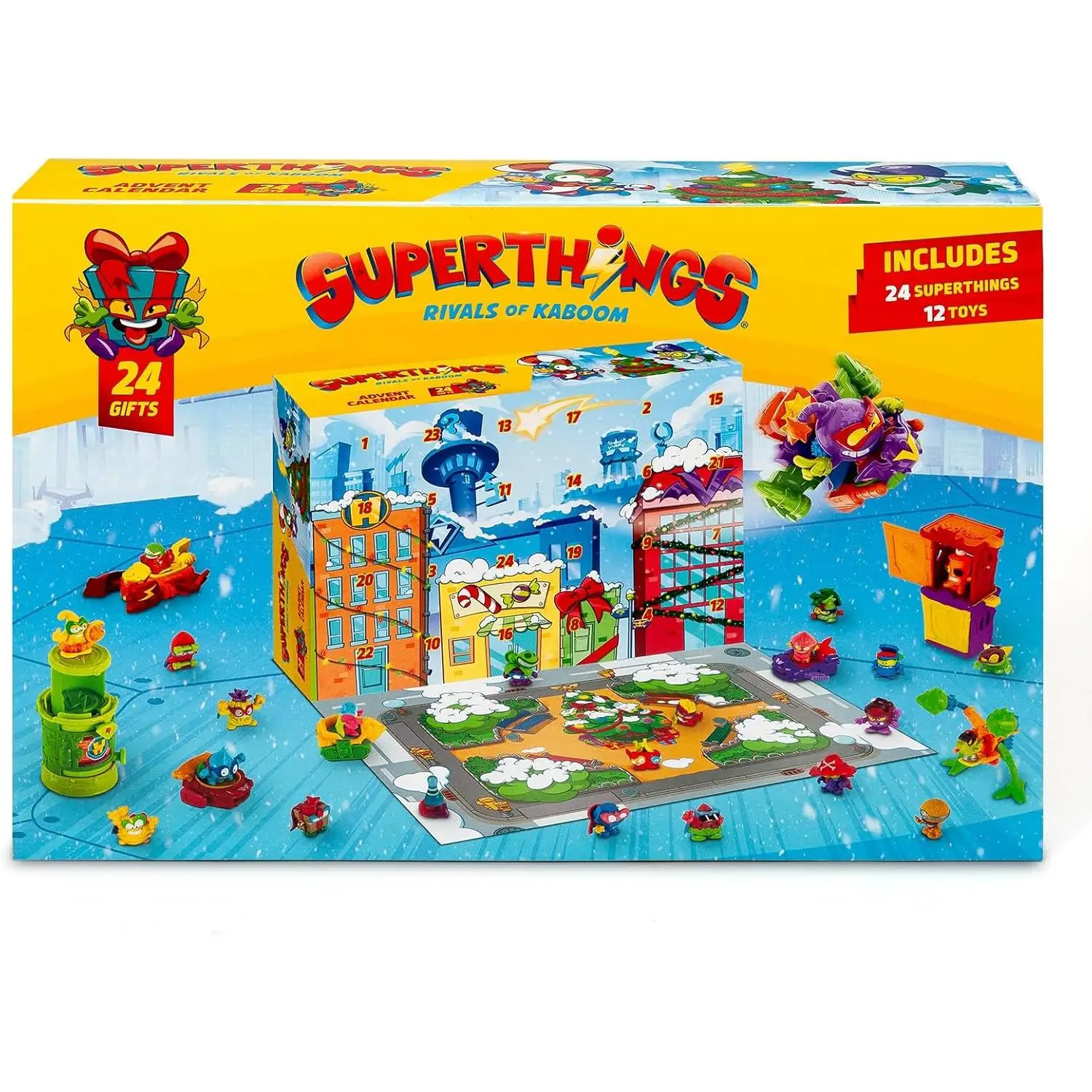 Magicbox superthings advent calendar with exclusive figures