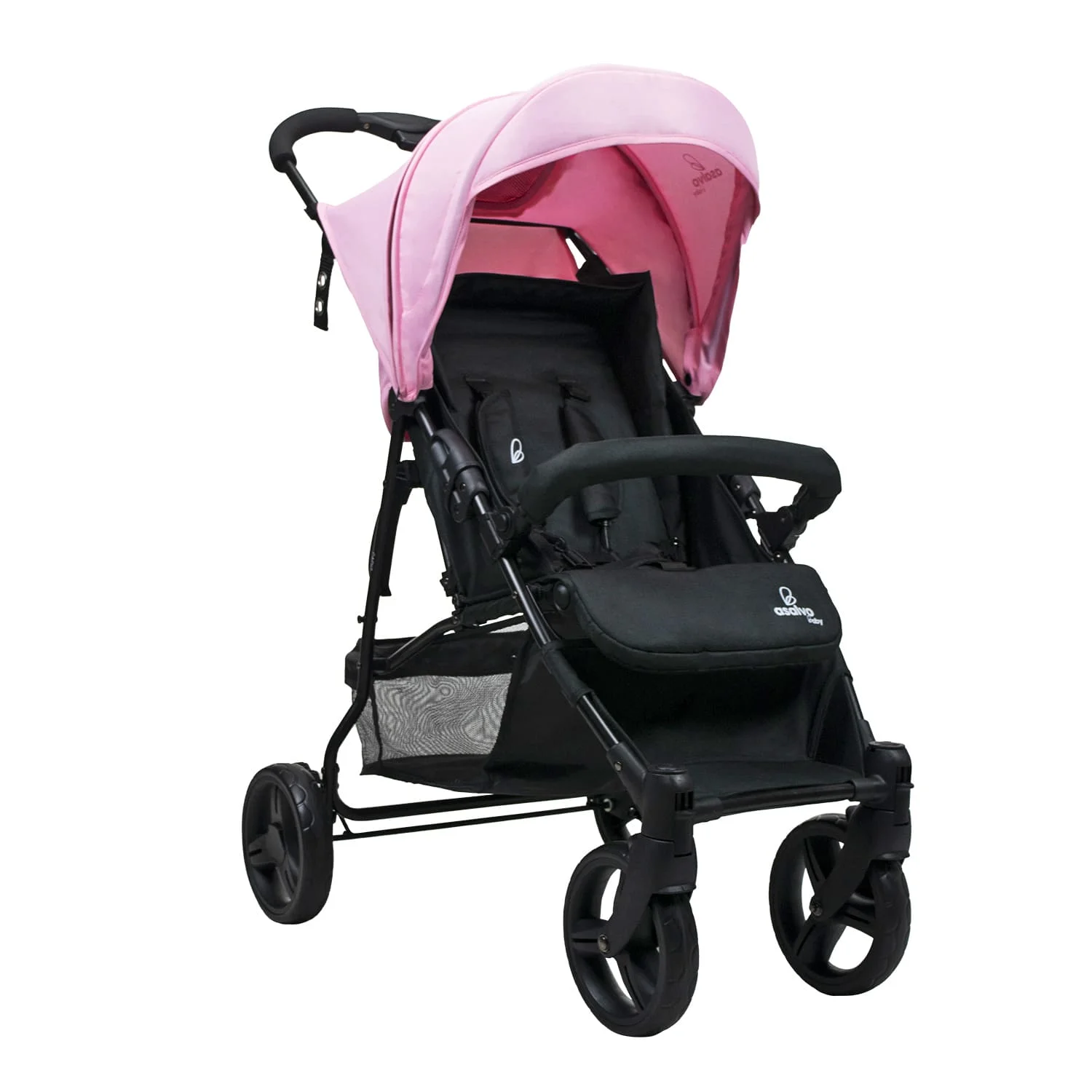 Asalvo Silla de paseo para Bebé Cádiz Candy - Carrito de bebé resistente, con chasis de acero y barra frontal extraíble