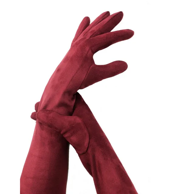 Artipistilos - Guantes de Antelina 1ª Calidad - Con Forro Interior - Eventos Especiales