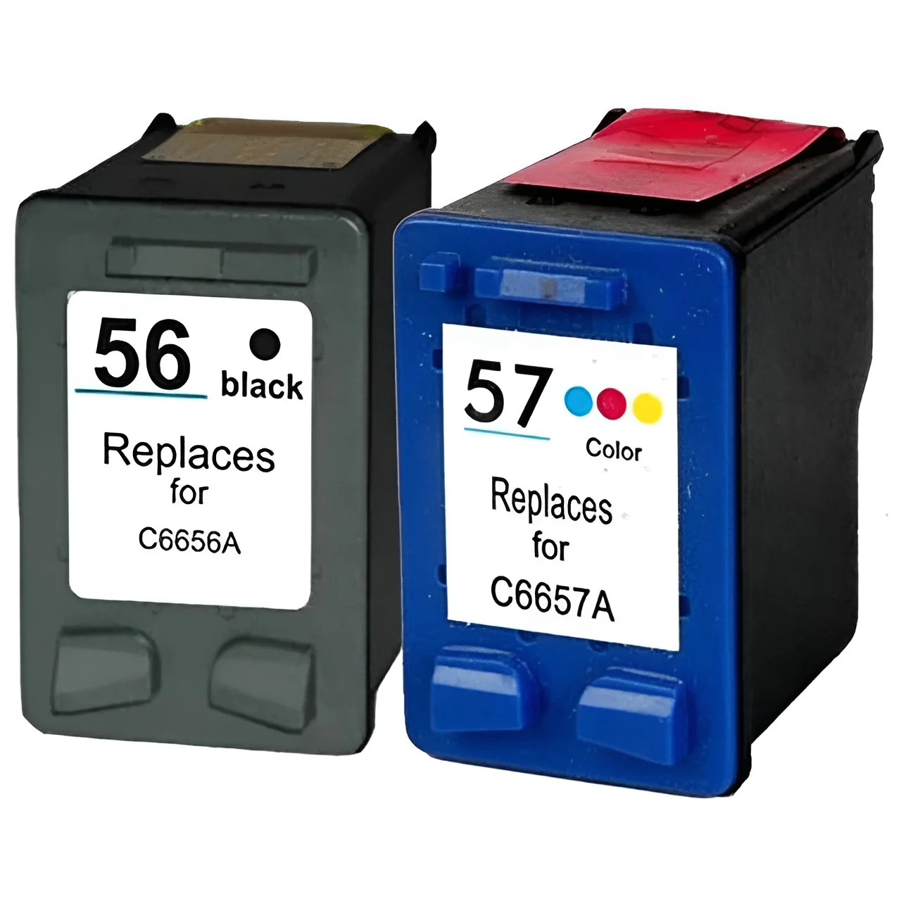 Pack Tintas Compatibles HP 56 Negro + HP 57 Color Alta Capacidad