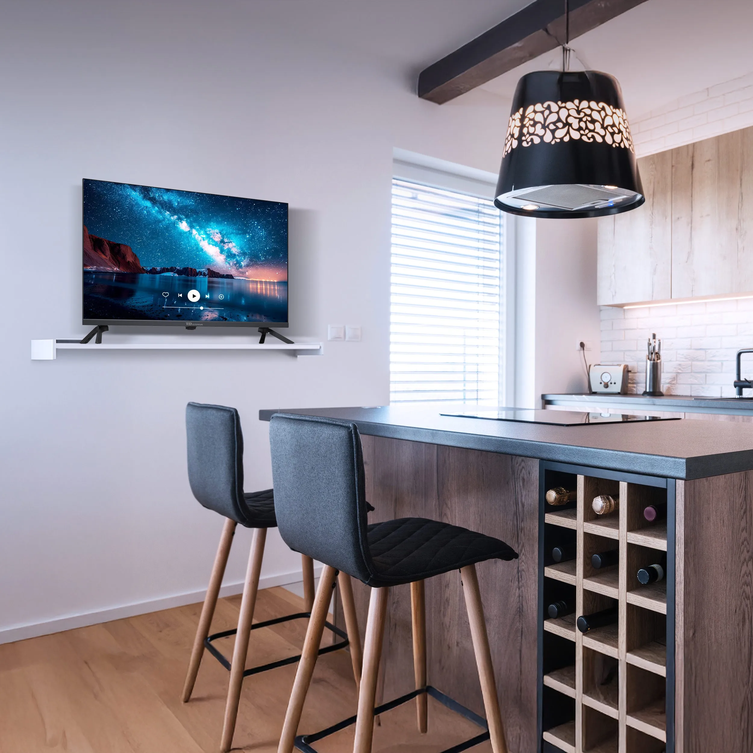 32 inch hd tv not smart tv, usb recorder player, dvb-t2/c/s2 digital tuner - td systems k32dlm20h #2