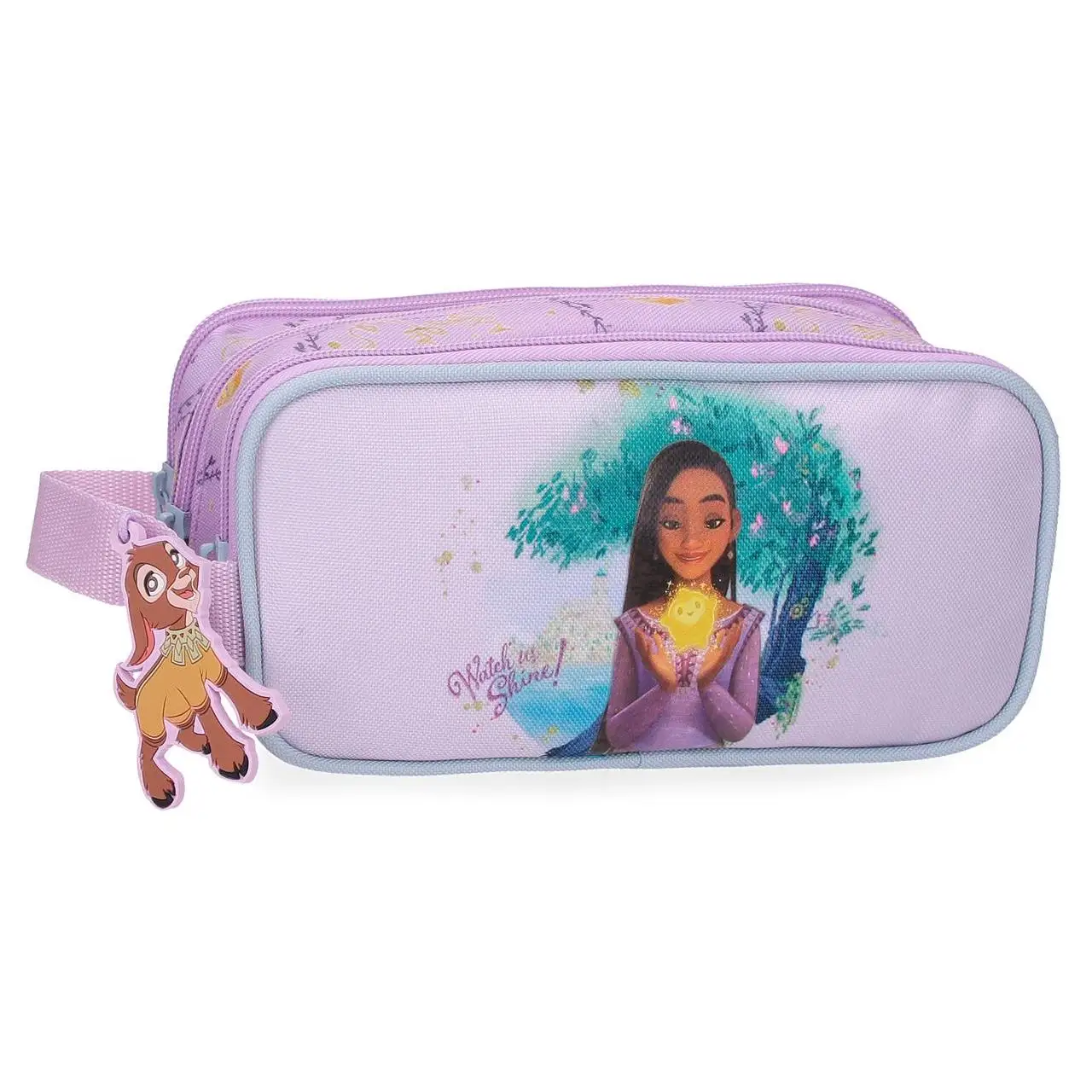 Disney Estuche Escolar Poliéster Watch Us Shine Rosa