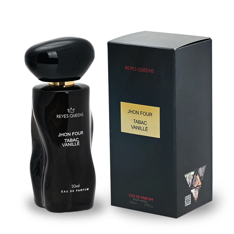 Perfume para mujer REYES QUEENS, Jhon Four Tabac Vanillé 50 ml Familia Olfativa: Ambarada u Oriental, Tamaño: 50 ml, Concentración: Agua de perfume, Género: Femenino