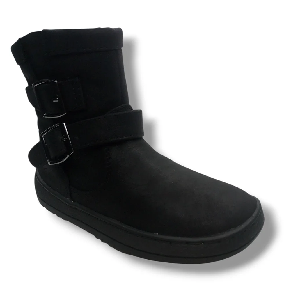 Mustang Botas niña 49314 C56889 PANAMA BLACK calzado niños Winter ROYALE CORDONETS