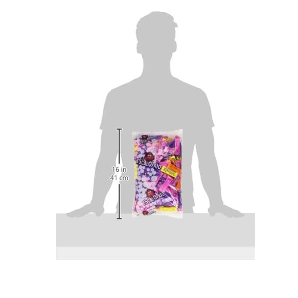 Chalight - bag of 300 units - fizz tablet - effervescent compressed candy - assorted chills gluten free 1080 g