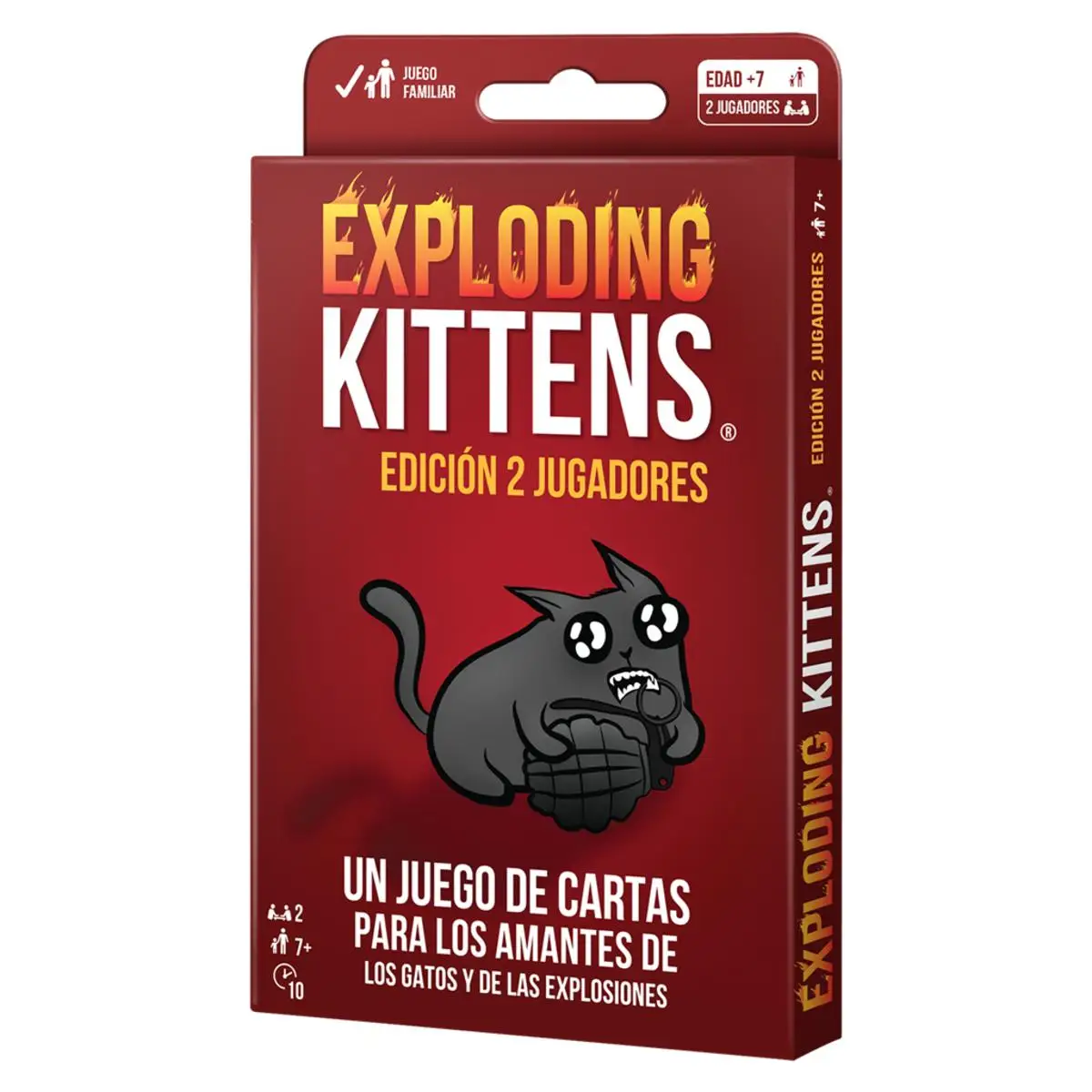 Asmodee - Juego de mesa Exploding Kittens Edición 2 Jugadores