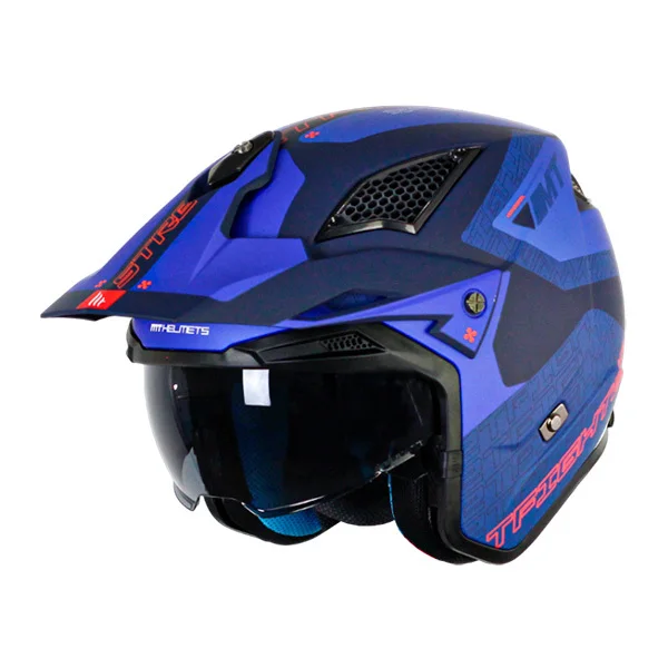 MOTO MT STREETFIGHTER SV S TOTEM blue matte MODULAR helmet