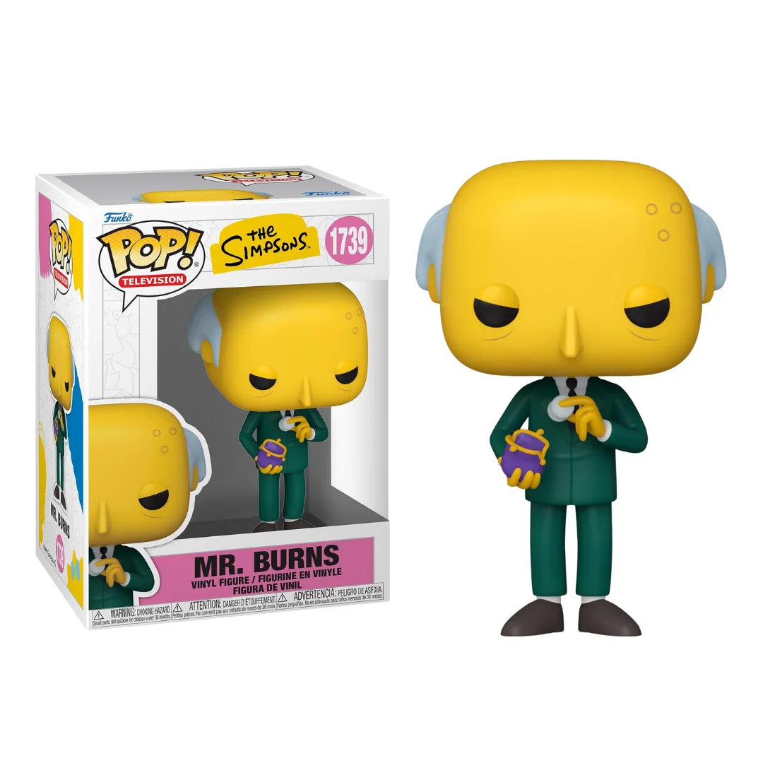 FUNKO POP! THE SIMPSONS - SEÑOR BURNS, 86408, 1739, TIENDA CON LICENCIA OFICIAL, JUGUETES, MUÑECOS, FIGURAS, ENVÍO URGENTE 24-48 HORAS EN PENÍNSULA, ORIGINAL, NUEVO, SERIE, COMEDIA, DIBUJOS