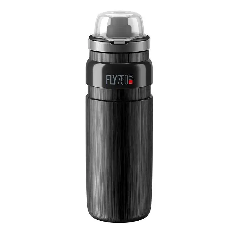 ELITE | Bidón De Ciclismo FLY TEX Mtb 750ml -negro - El Fly Tex MTB es un producto diseñado para proporcionar a los ciclistas de montaña un bidón de alto rendimiento, superligero y duradero para