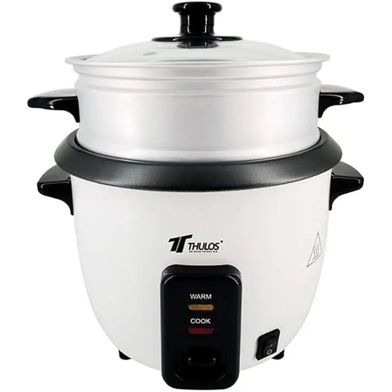 Arrocera Eléctrica con Vaporera Thulos - 1 /1,5 /1,8L - Desde 4 a 8 raciones - Cocina Arroz de todos los estilos