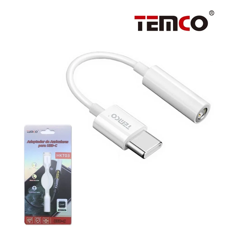 Adaptador de auriculares para Tipo C