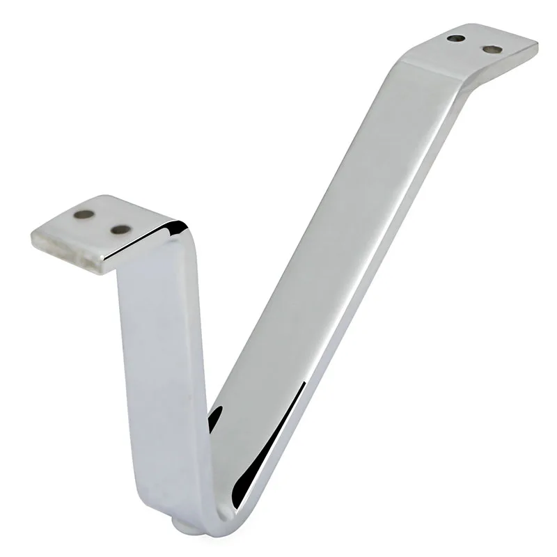 Pata Metal Velvet A30. Altura 12 cm. Color Cromo - Elegante y Resistente