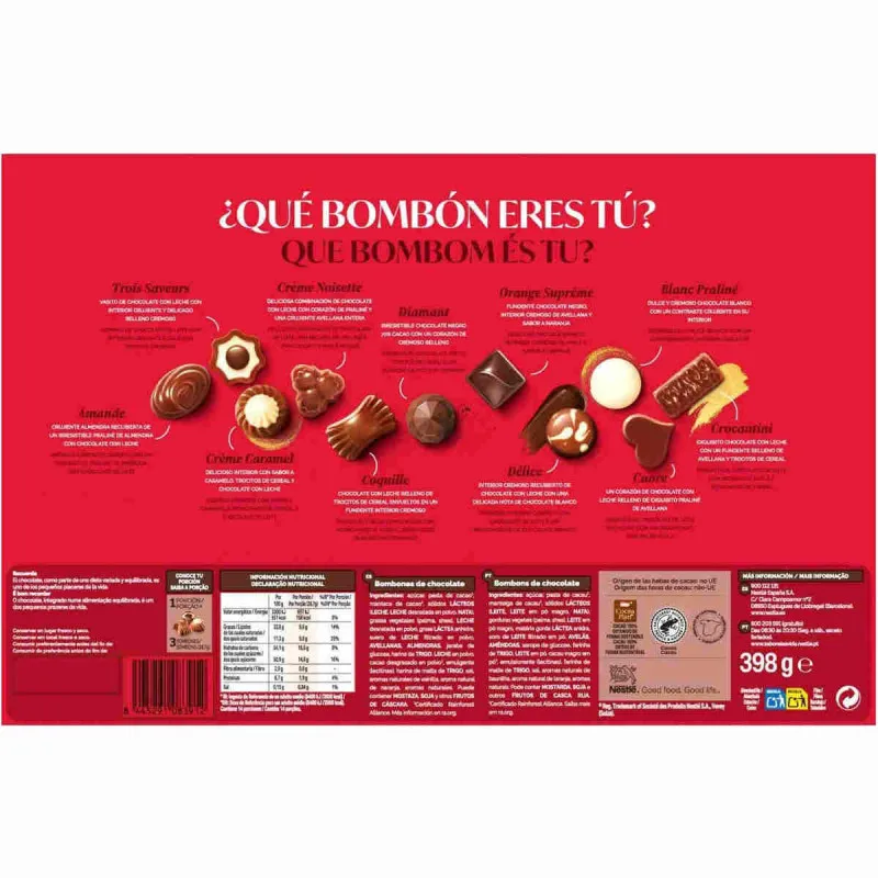 Nestle red box 【pack 2】assorted chocolates case 398 g x2 boxes