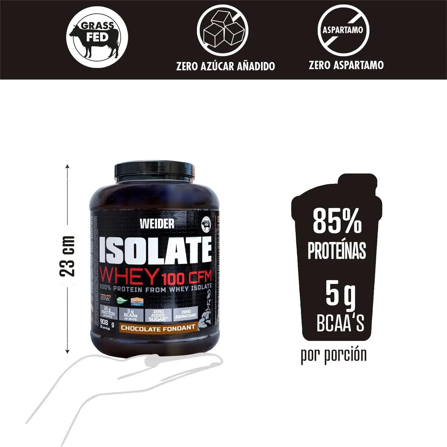 Isolate whey 100 cfm 908g weider