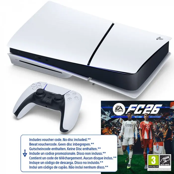 Playstation 5 disco slim 1tb console pack + ea sports fc26 game (download code) #2