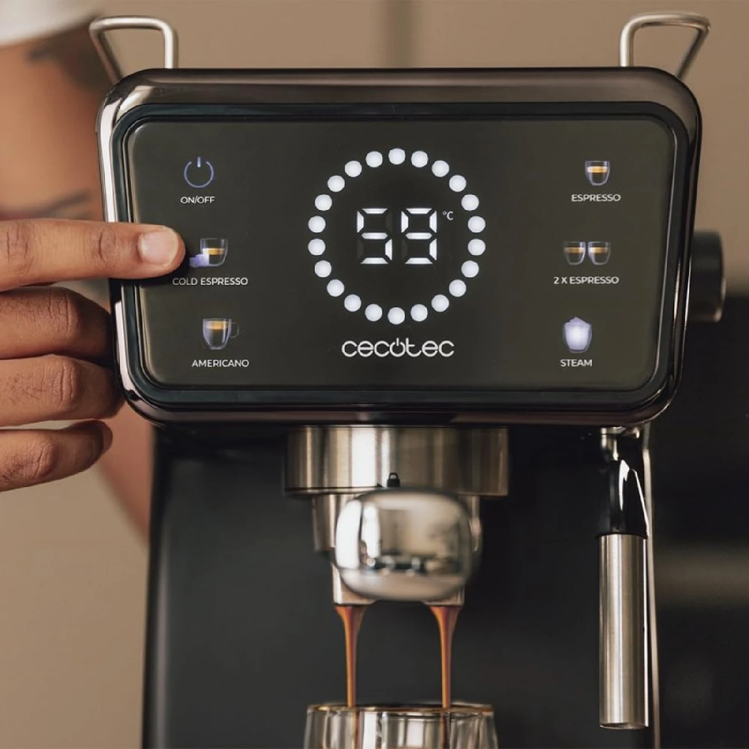 Cecotec power espresso touch coldbrew express coffee maker