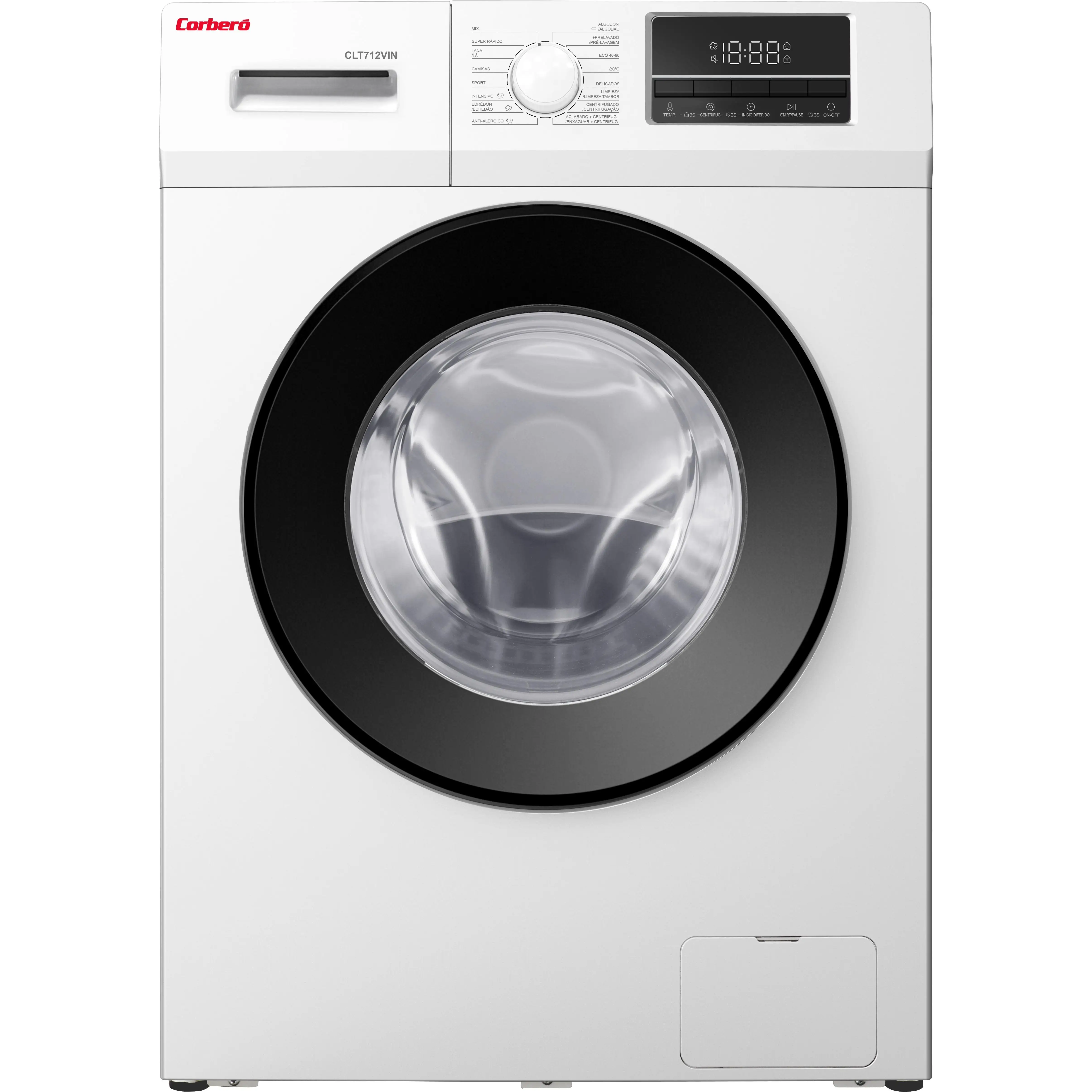 CORBERO LAVADORA CLT712VIN 1200 7KG INVERTER C