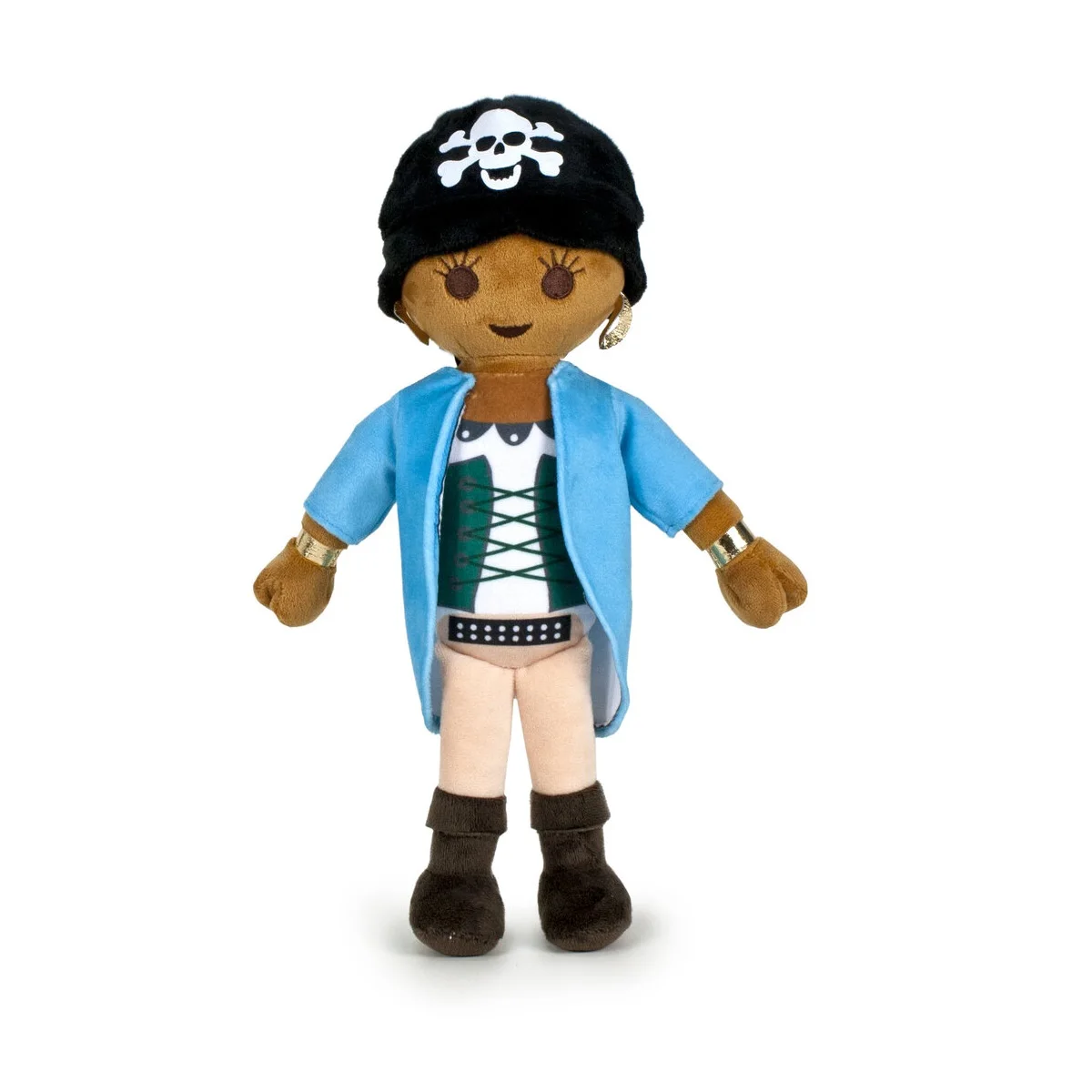 PELUCHE  PLAYMOBIL - PIRATA, 760015941, TIENDA CON LICENCIA OFICIAL,  SUAVE, DE ALGODÓN, BLANDITO Y APTO PARA TODAS LAS EDADES. 100% LICENCIA ORIGINAL PLAYMOBIL