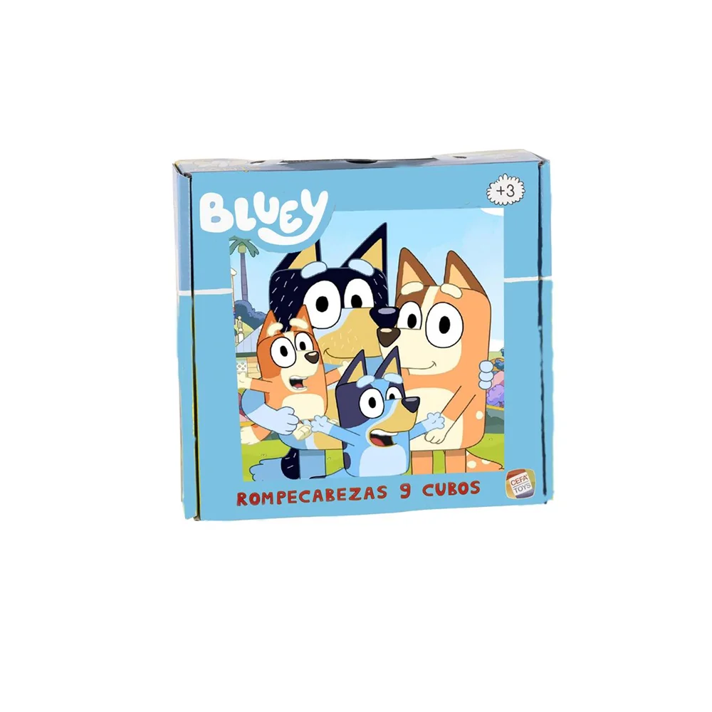 Cefa Rompecabezas De 9 Cubos Bluey - Imagen 4