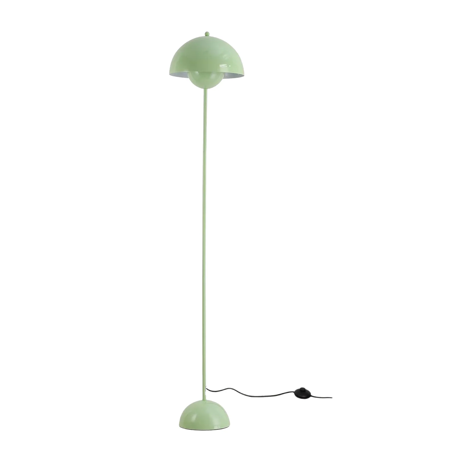 ALPINALUZ Lámpara de Pie de Diseño Nórdico Clásico on Pantalla y base Parabólica Casquillo E27 para Salón Comedor Dormitorio