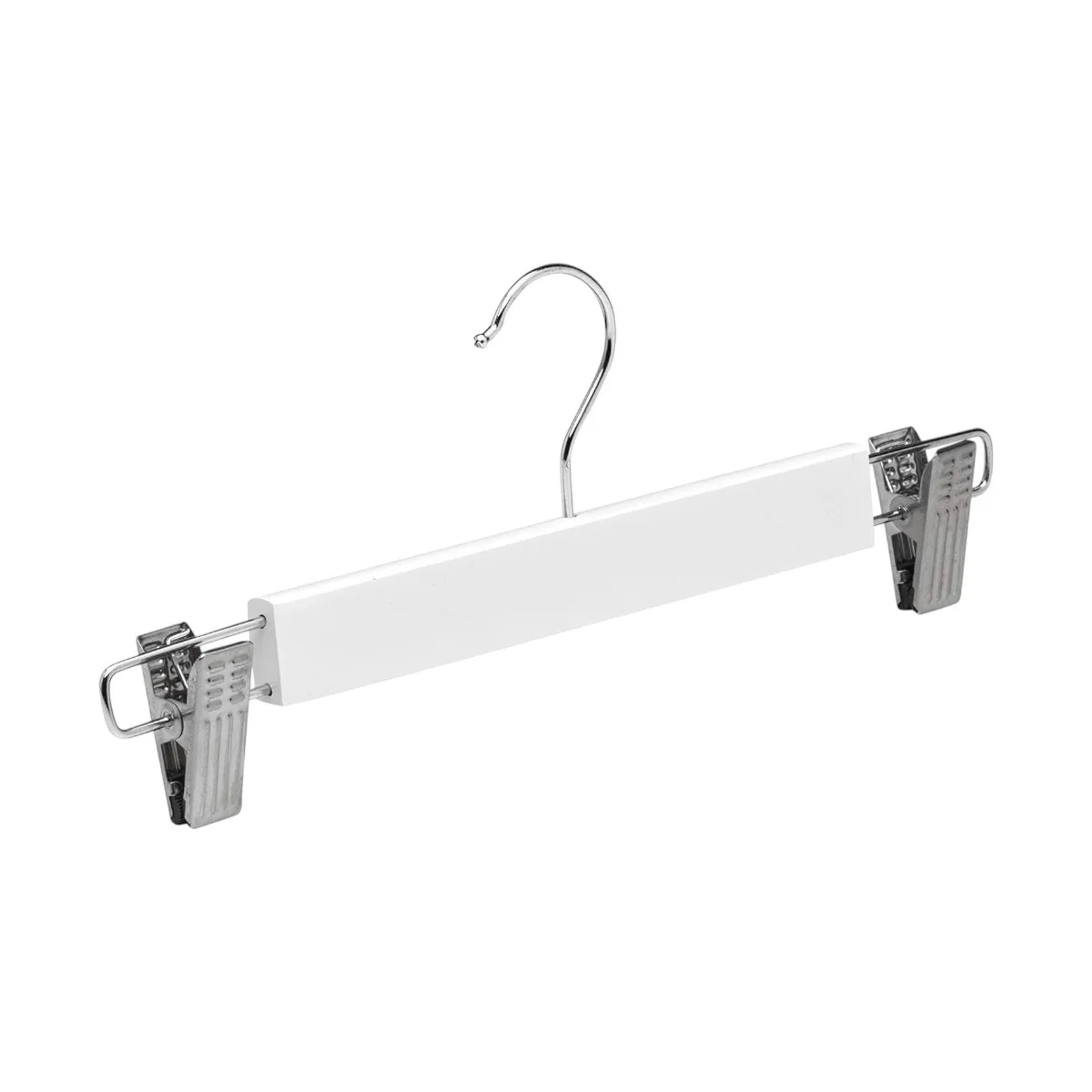 DISTRIBUX Wooden Hangers Set of 6 with 360° Rotating Hook and Adjustable Clips, strong and durable for pants, skirts, and jeans, perfect wardrobe organizer for space-saving storage. #6