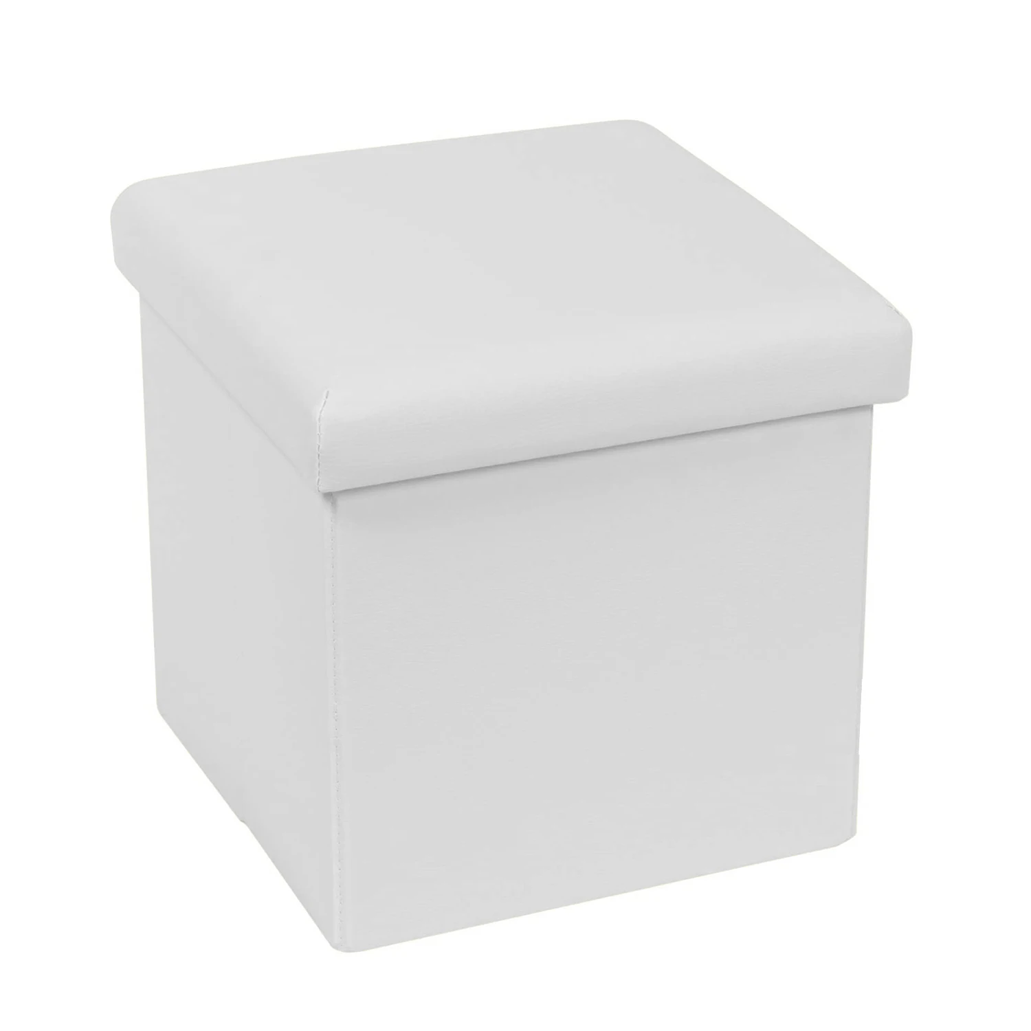 GREATOYAR Puff Ottoman foldable trunk stool foldable storage stool storage bench storage box toys storage box bedroom low table PVC 31x31x31cm 38x38x38cm, 76x38x38cm, white/gray/brown/black Color