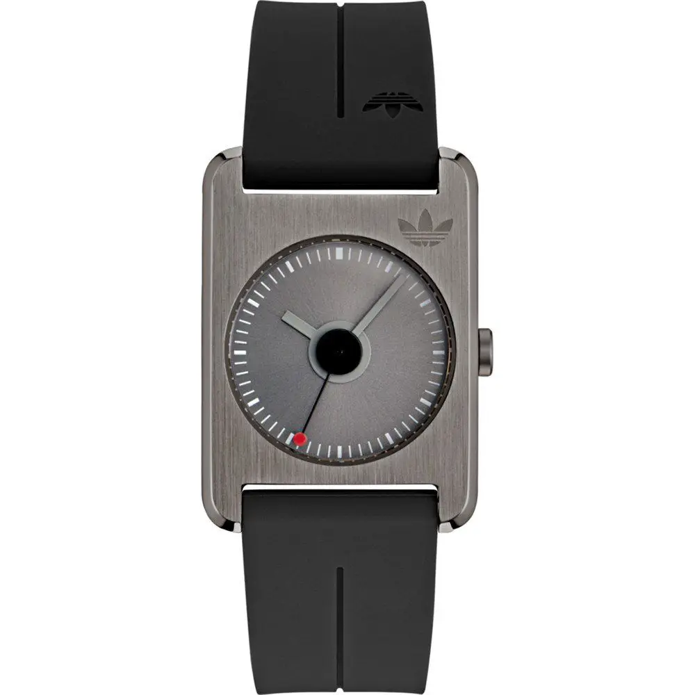 Reloj analógico unisex adidas de cuarzo con correa de silicona AOST23563