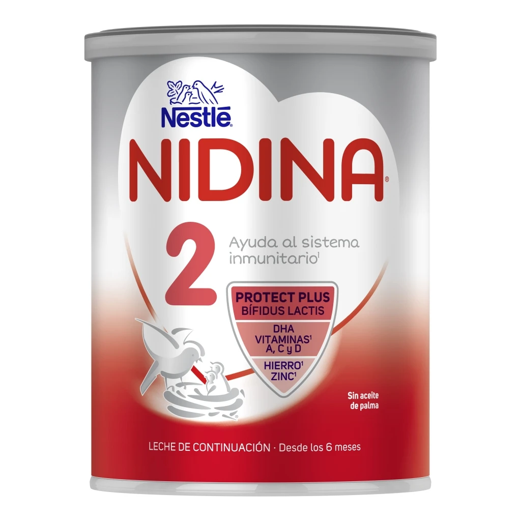 NESTLÉ NIDINA PREMIUM 2 LECHE DE CONTINUACIÓN 800G