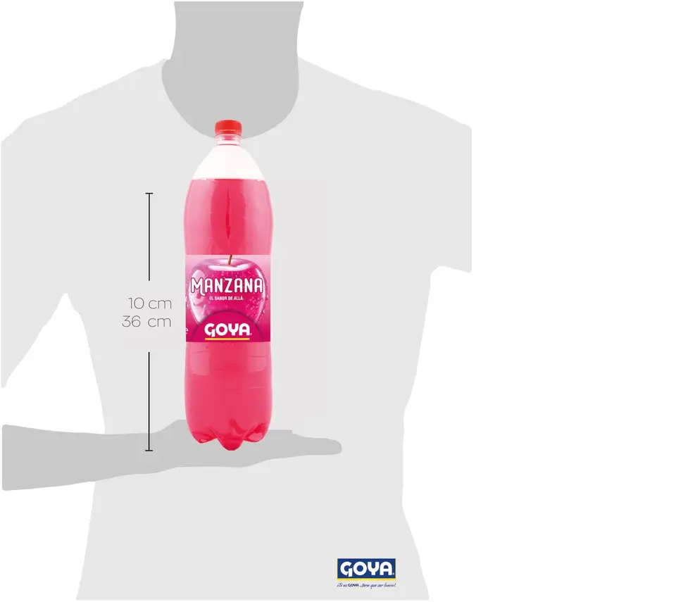 Refresco sabor manzana caramelizada y goma de mascar Goya 6 x 2l, formato práctico ideal para compartir, refrescante y auténtico 4