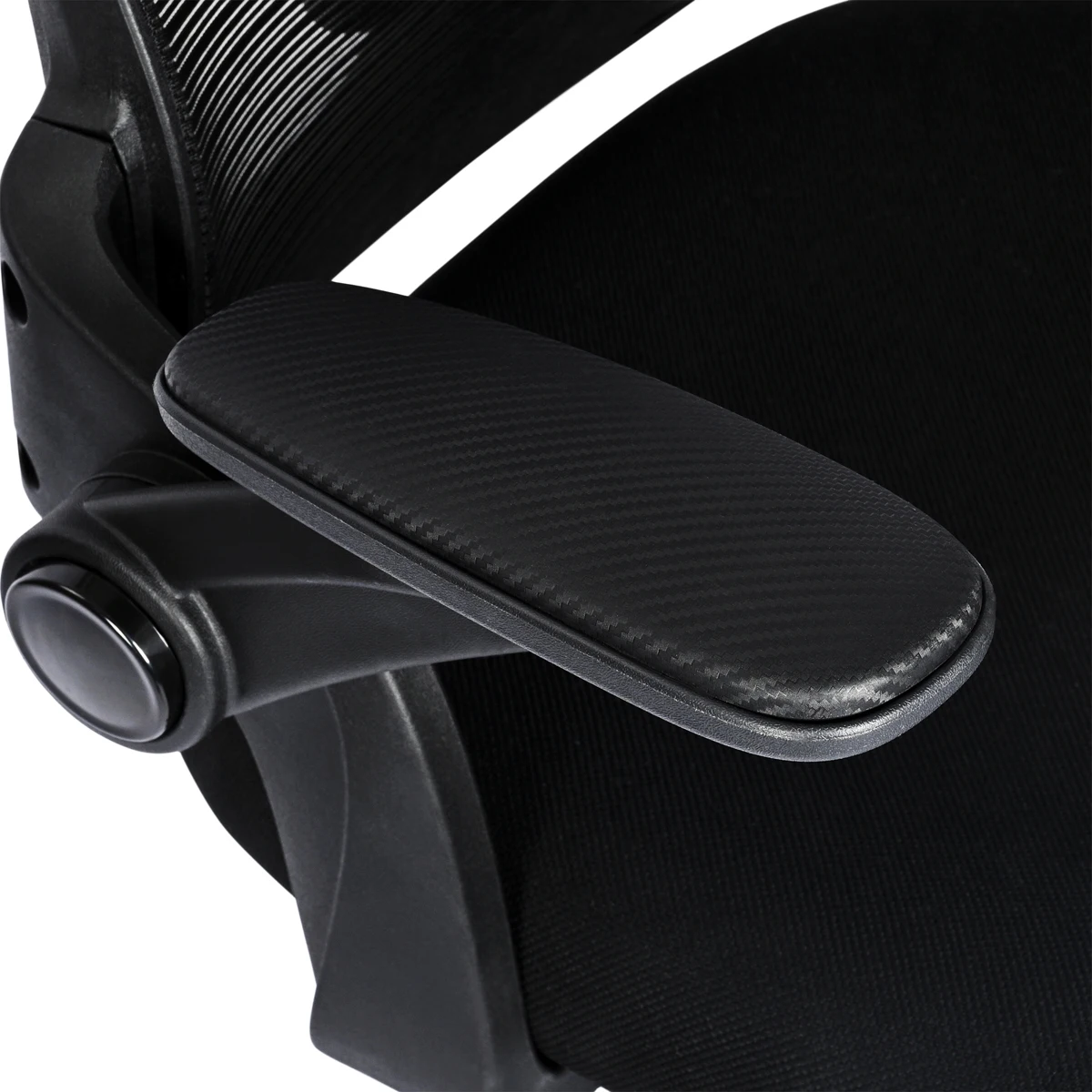 T-Lovendo Office Chair 6102-BLACK features ergonomic design, adjustable height, and lumbar support, crafted with breathable mesh for ultimate comfort during long work hours, ideal for home office or study settings. #5