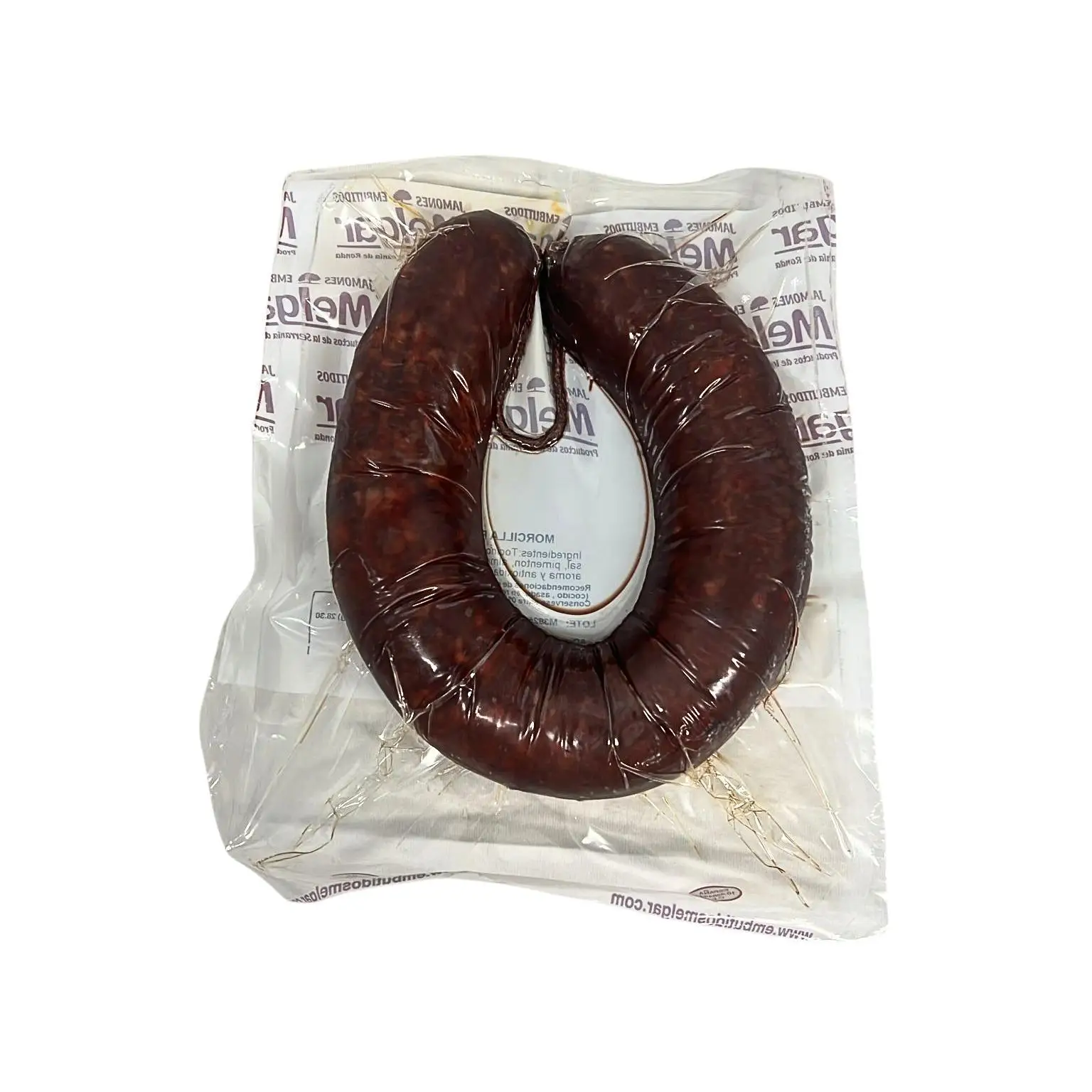 Morcilla Rondeña (Pieza 500g aprox) | Sabor Tradicional Andaluz para Guisos y Tapas - (Melgar)