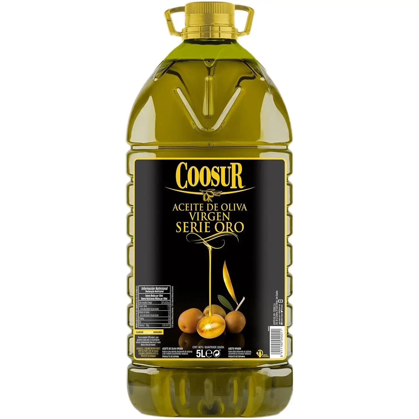 Aceite de Oliva Virgen Serie Oro Coosur PET 5L