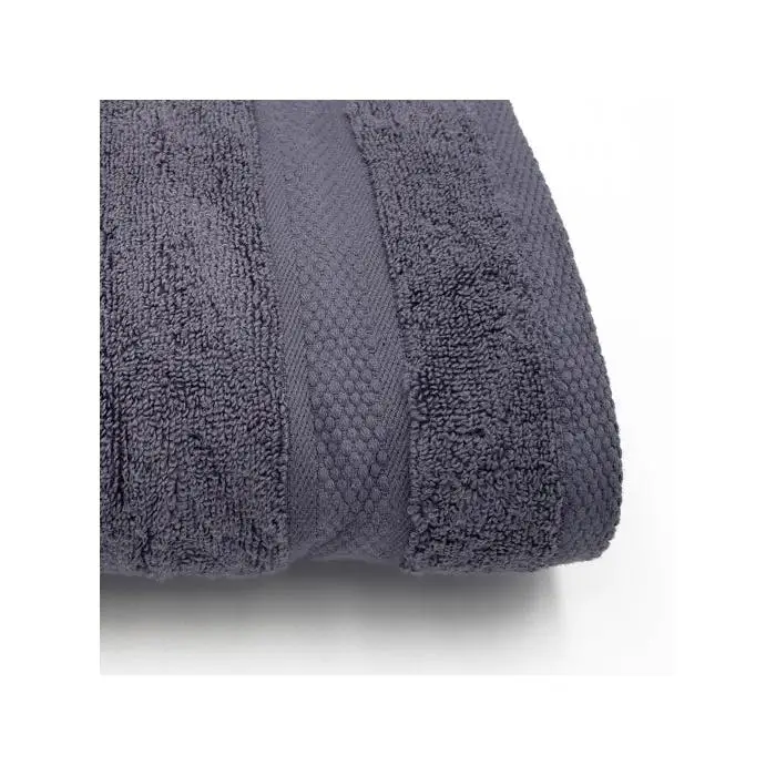 Toalla de baño, Gris Oscuro,100% rizo de algodón, 550gr, suave, absorbente, tocador, lavabo, ducha, sábana. Premium