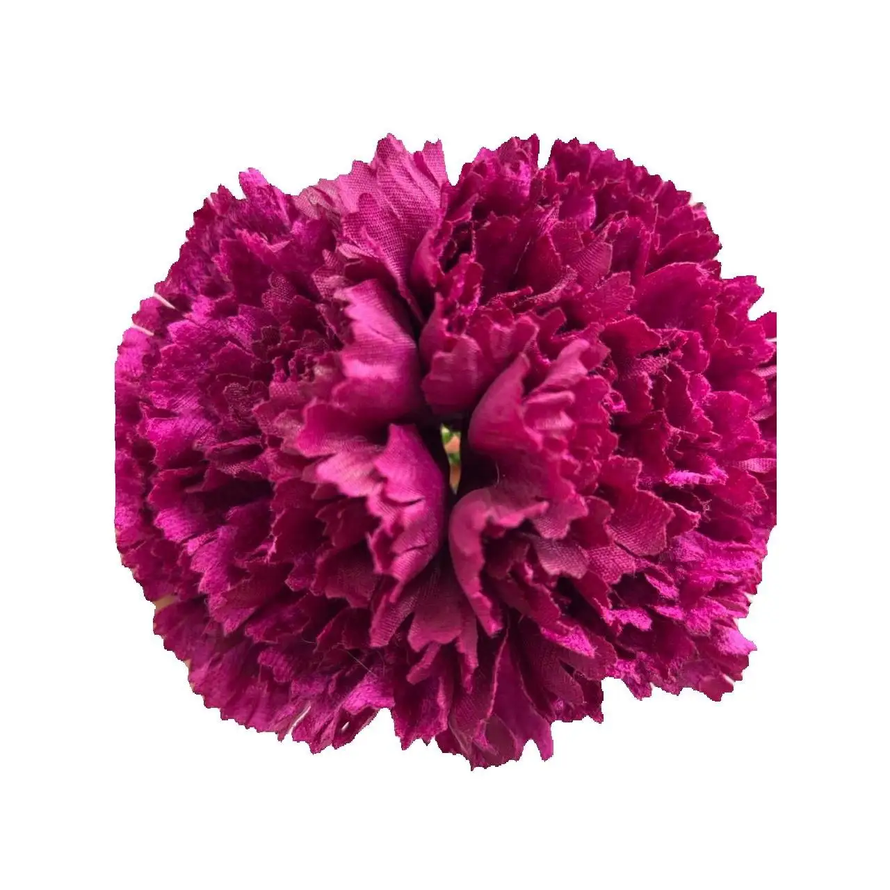 Ramillete de claveles grande de color fucsia
