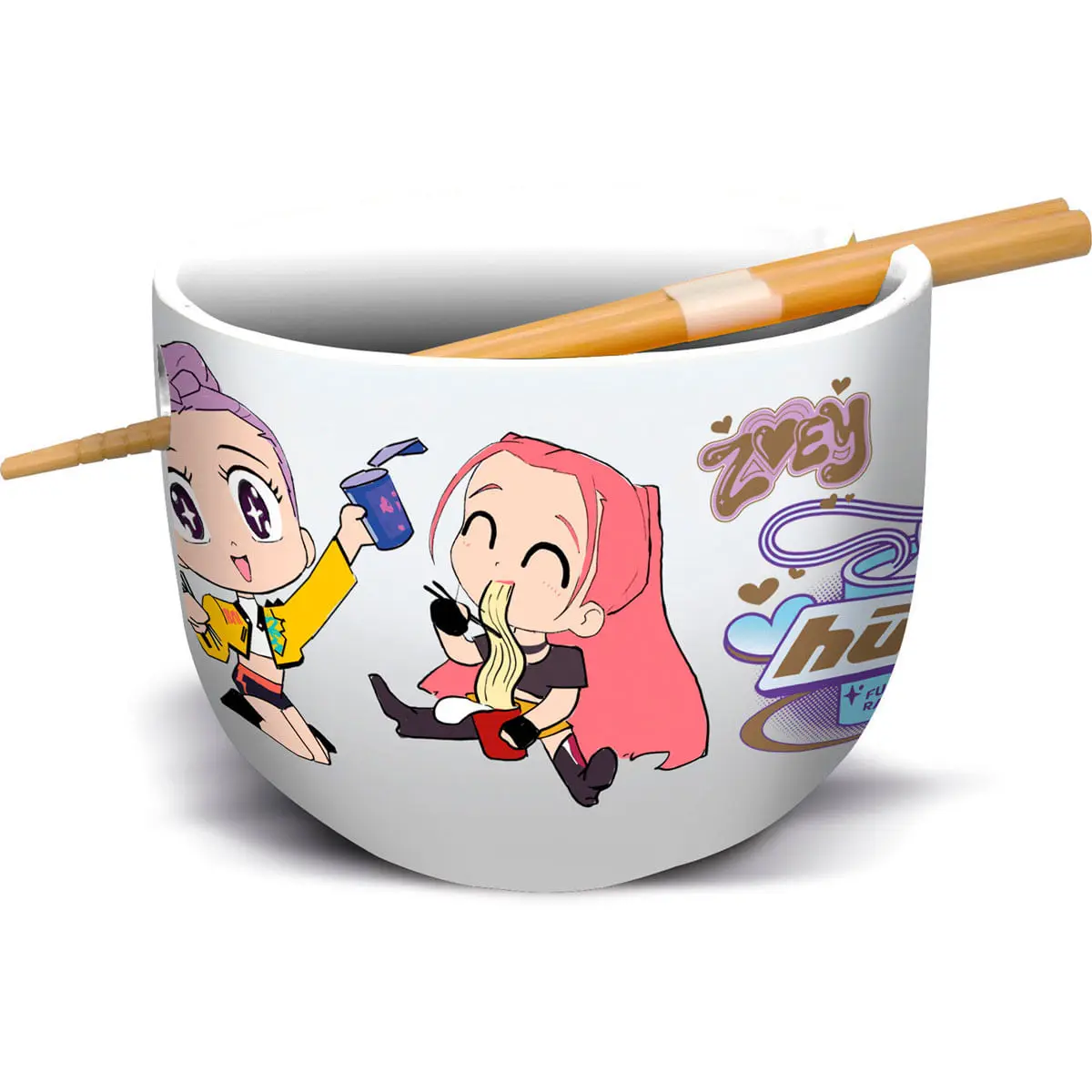 K-POP Demon Hunters Bol Ramen con Palillos