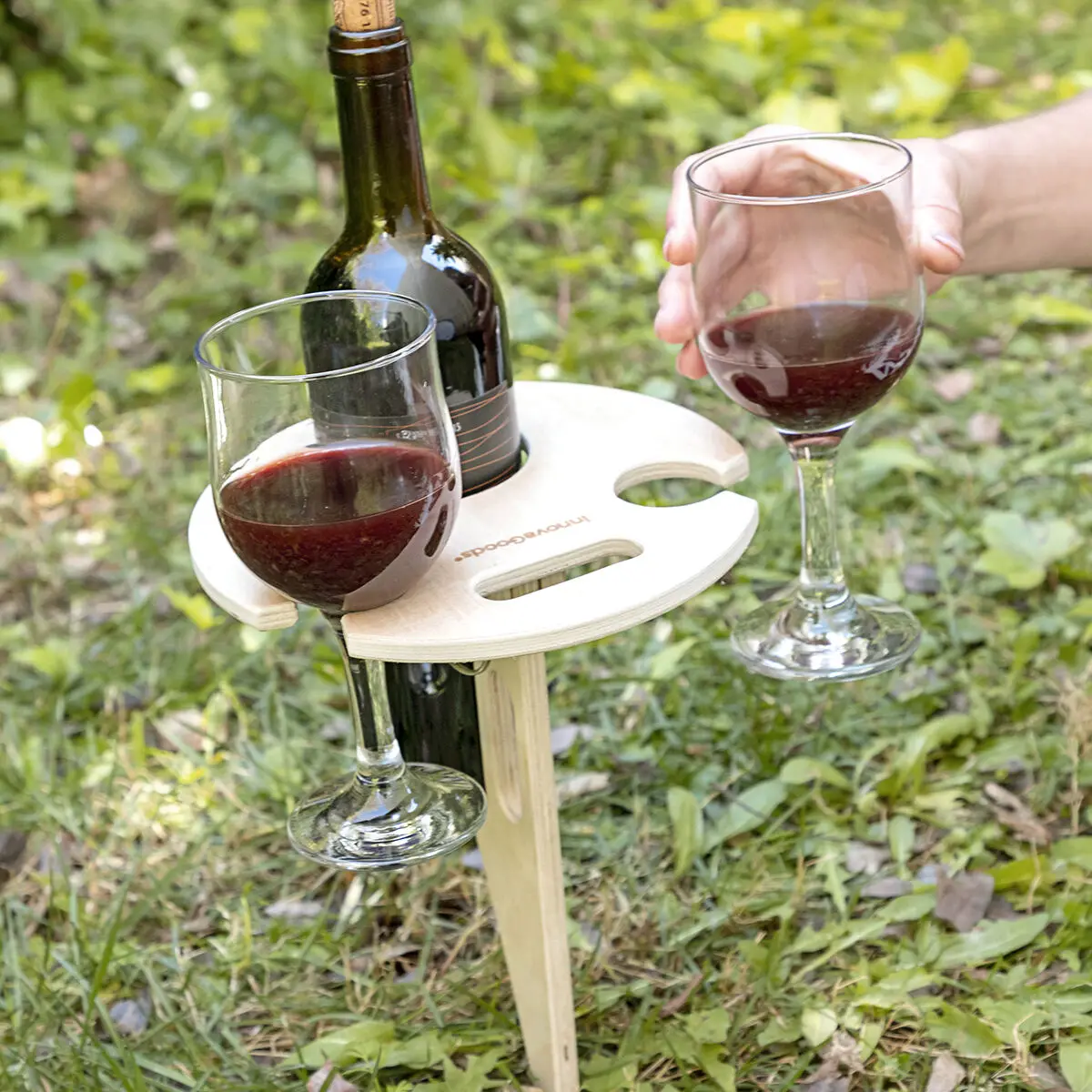 Winnek InnovaGoods outdoor portable folding wine table