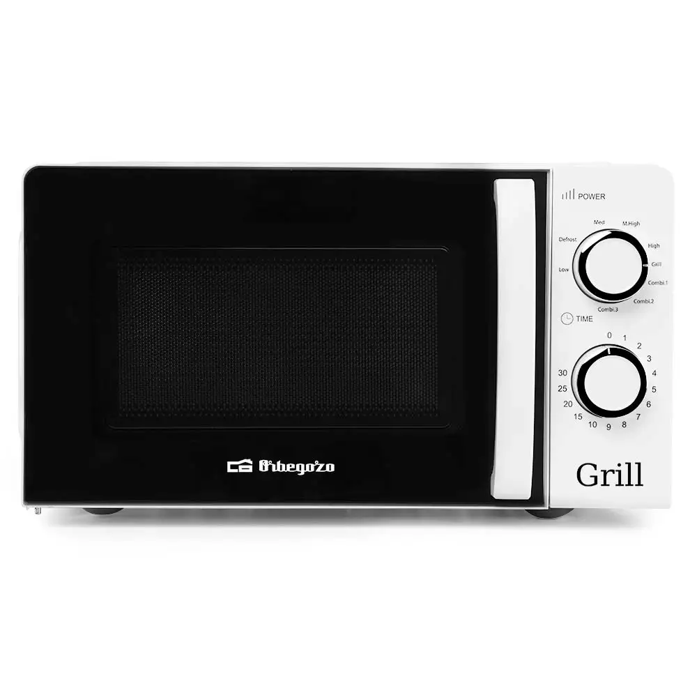 Orbegozo Blanco Mig 2130 - Microondas Con Grill Con 20 Litros De Capacidad, 5 Niveles De Funcionamiento Y 3 Funciones Combinadas, Temporizador Hasta 30 Minutos, 700-900 W, - Imagen 7