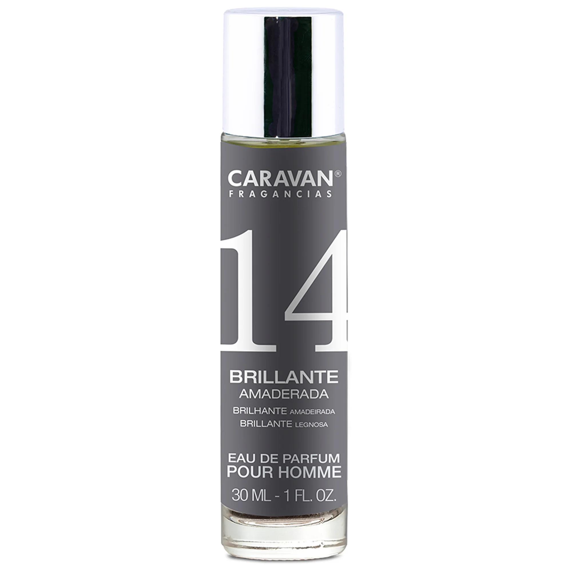 Caravan-man Perfume N ° 14-30ml-Mediterranean essence-fresh bergamot notes-touch of intense Cassis