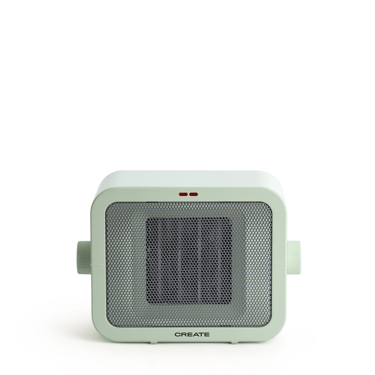 Create - 1500w ceramic room heater with safety system, lightweight and transportable - warm box